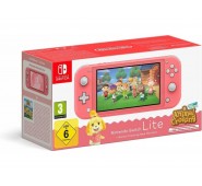 Consola Nintendo Switch Lite Coral + Animal Crossing 